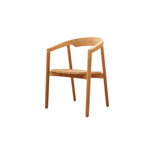 Tikamoon Tuinstoel van massief teakhout - Naturel - vtwonen shop