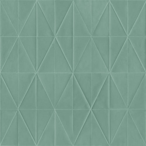 Origin Wallcoverings behang origami motief vergrijsd groen - 0,53 x 10,05 m - 347858 - vtwonen shop