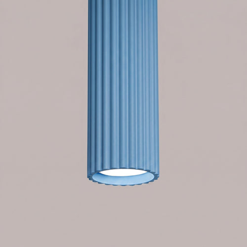 Sollux Lighting Hanglamp KARBON 1 azuur - 8x8x118cm