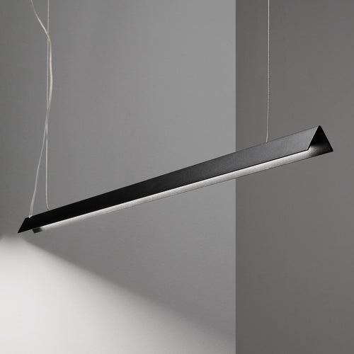 Ideal Lux V-LINE Geïntegreerde Led Hanglamp Plafondlamp Zwart 3000K