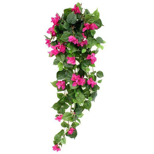 Maxifleur Bougainvillea kunst hangplant 100cm - paars