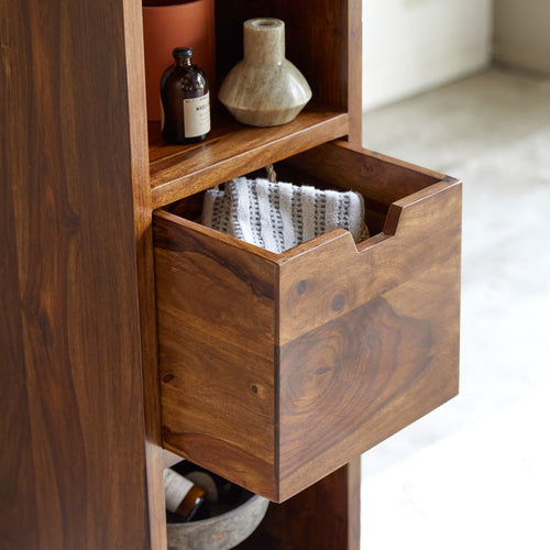 Tikamoon Massief palissander kolomkast - Bruin - vtwonen shop