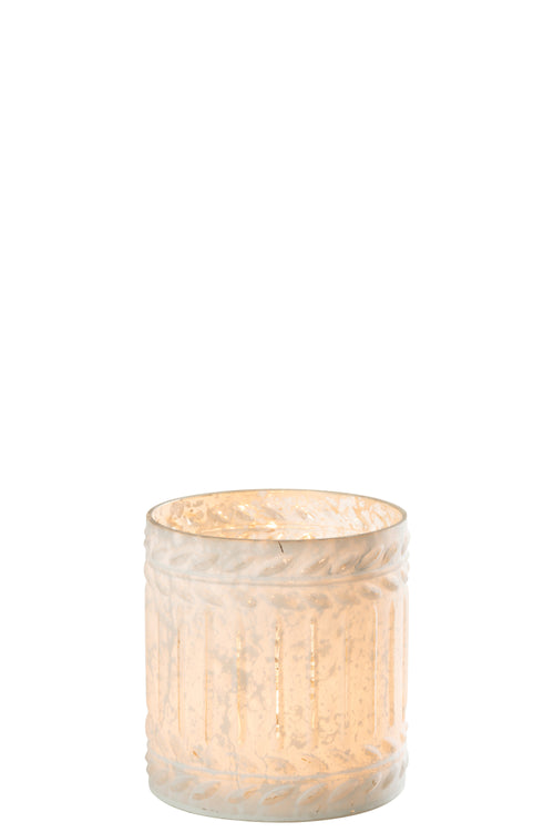 J-Line kaarshouder Ezy -  gas - wit - medium