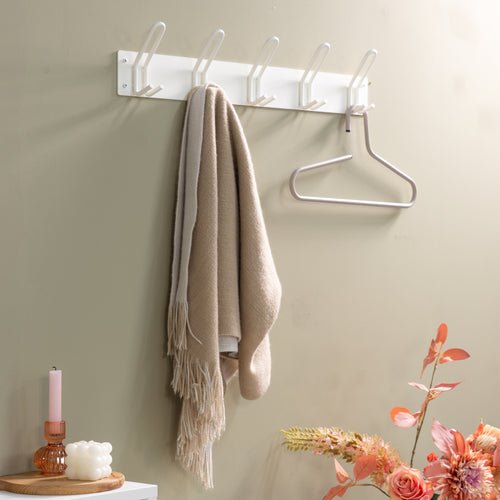 Spinder Design kapstok Miles 5 - Wit - 15 haken - vtwonen shop