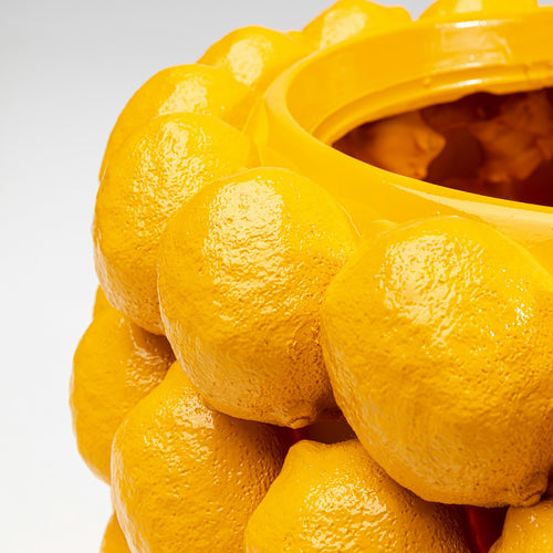 Kare Design Sierpotten Planter citroen geel