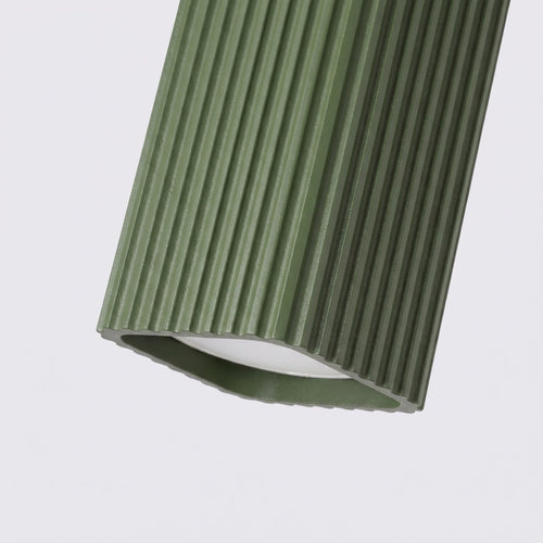 Sollux Lighting Plafondlamp RAYO 4L olijfgroen - 81x6x16,5cm