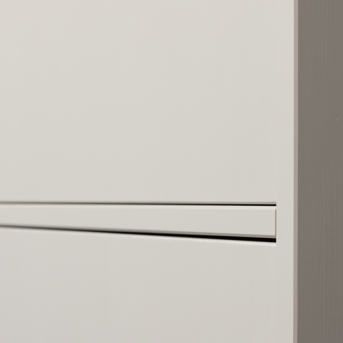 WOOOD opbergkast Meggy Smalle - Grenen hout - Dust /Grijs - 215x55x40