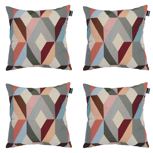 Madison sierkussen Madison Home - multikleur - 45x45x10cm - set van 4