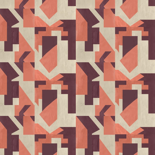 Catchii Behang pampus Aubergine