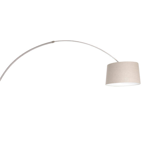 Steinhauer vloerlamp booglamp - 1 lichts - 190x 230 cm - mat chroom grijs - vtwonen shop