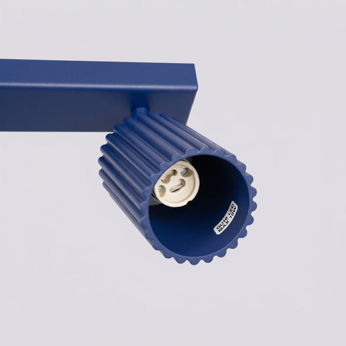 Sollux Lighting Plafondlamp KARBON 2 ultramarijn - 30x6,5x16,5cm