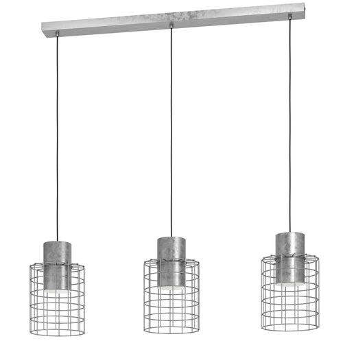 EGLO hanglamp Milligan - e27 - industrieel - 103 cm - grijs - vtwonen shop