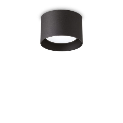 Ideal Lux SPIKE Ronde opbouwdownlight zwart