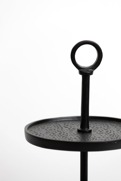 Light & Living etagere LUTEK - Ø32x48cm - zwart