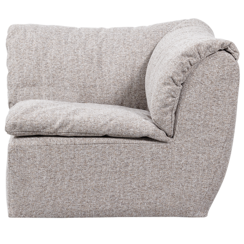 WOOOD hoekelement Baggy - Geweven Stof - Naturel Melange - 81x96x96 - vtwonen shop