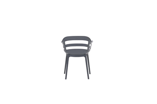 Garden Impressions Ceasar tuinstoelen set van 4 antraciet