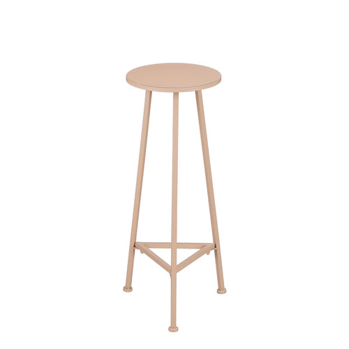 Mica Decorations Adine Plantentafel - H80 x Ø30 cm - Metaal - Lichtroze
