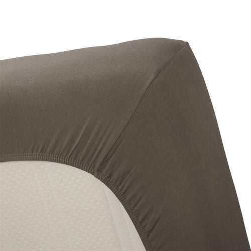 Beddinghouse hoeslaken BH Jersey Stretch HL - 180x200/220 cm - warm grijs - vtwonen shop