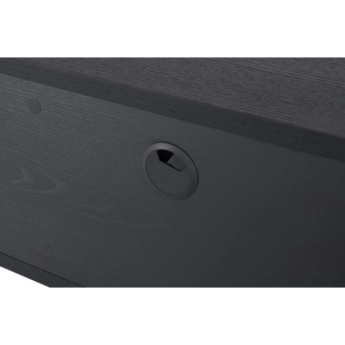 Furnhouse tv-meubel Tokyo - Zwart - MDF, zwart eikenfineer - 45x160x50