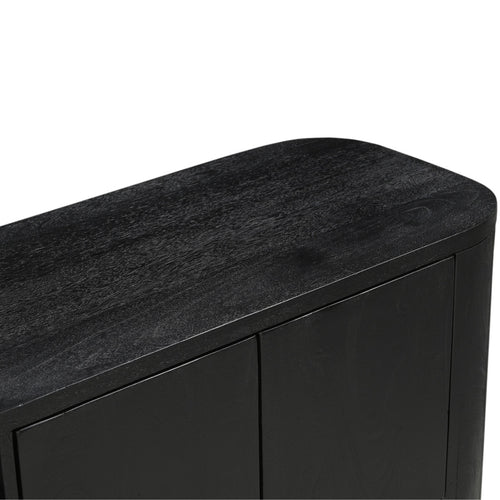 Giga Meubel Tv-Meubel Mitchel - Mangohout - Zwart - 200cm - vtwonen shop