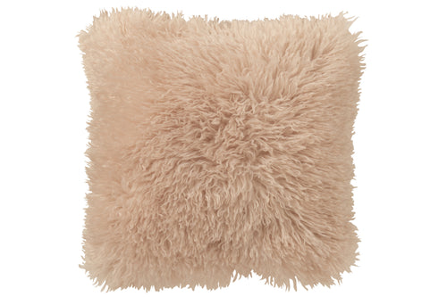 J-Line kussen Moutie - polyester - beige