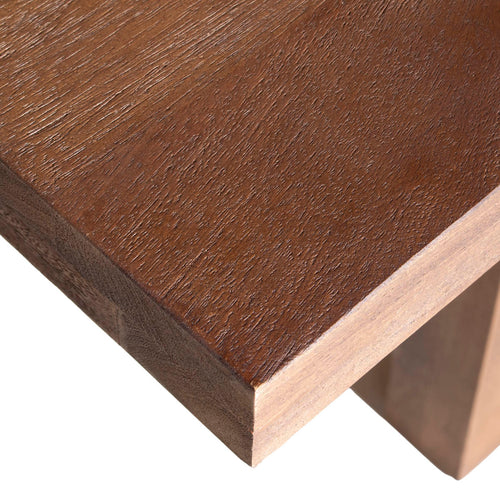 Giga Meubel Eettafel Frans - Rechthoek Donkerbruin Hout - 300x100x76cm