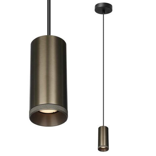 Artdelight hanglamp Milano - 1 lichts - 6.6  x 150   cm - brons - vtwonen shop