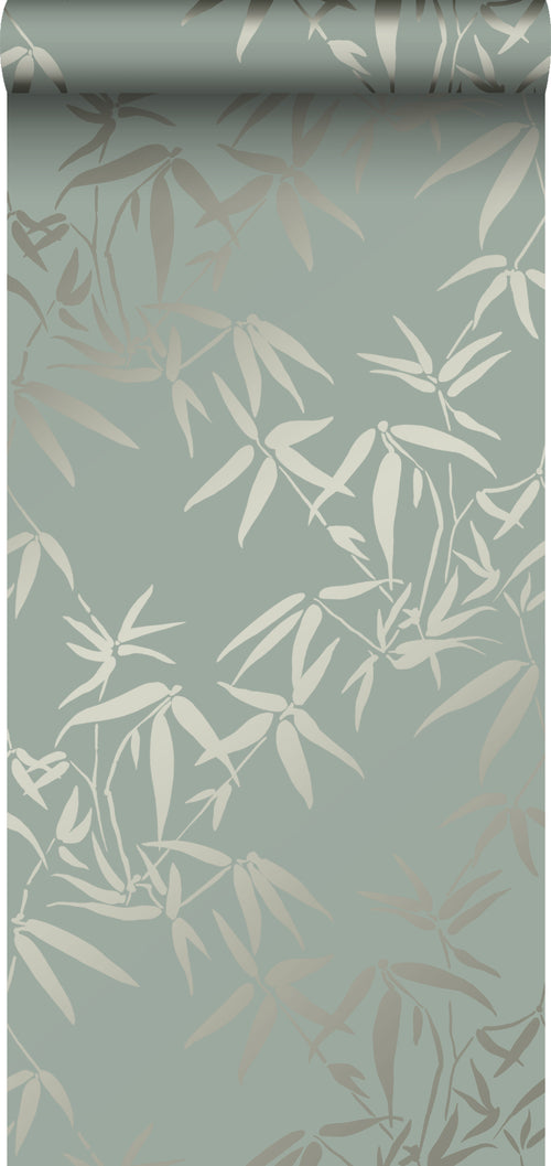 Origin Wallcoverings behang bamboe bladeren groen - 0,53 x 10,05 m - 347736 - vtwonen shop