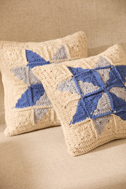 Calma House Kussen North - Blauw - 32x32