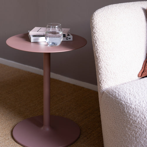 Spinder Design bijzettafel Lola - Misty Rose - Ø 40 - vtwonen shop