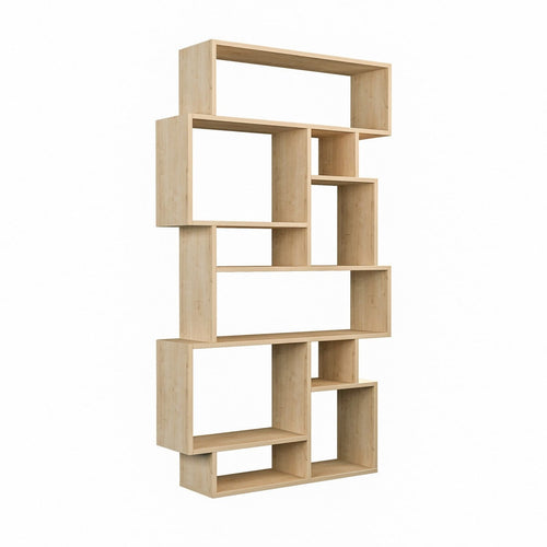 CALICOSY - Boekenkast met vakken KARMATO - 25,5x96x168,5 cm