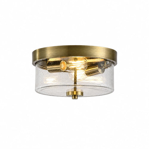 Searchlight plafondlamp Preston - 2 lichts - 33  x 15   cm - brons