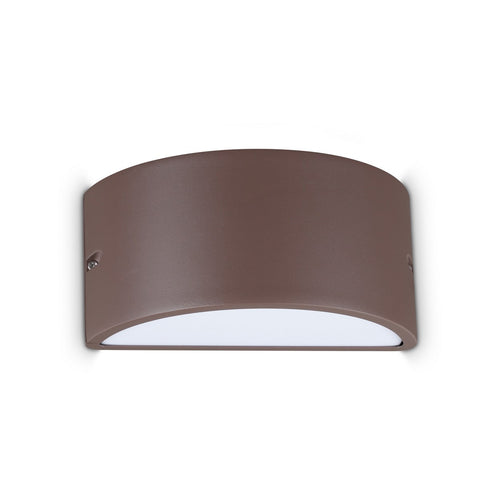 Ideal Lux REX Buitenwandlamp Up Down Koffie 1x E27 IP44