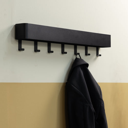 Spinder Design kapstok Dax Play 7 - Zwart - 7 haken - vtwonen shop