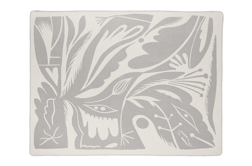 noo.ma LINO Katoenen deken - Light Grey - vtwonen shop