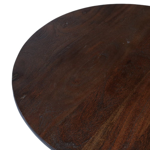 Giga Meubel Bijzettafel Mia - Bruin - Hout - 50x50cm