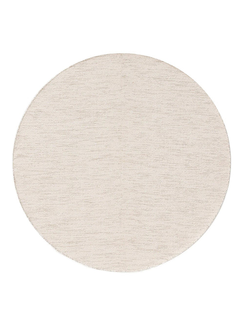 benuta katoenen vloerkleed Ron - créme - ø 160 cm