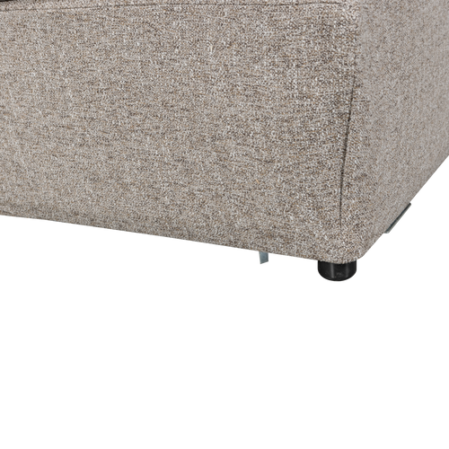 WOOOD hoekelement Baggy - Geweven Stof - Naturel Melange - 81x96x96 - vtwonen shop