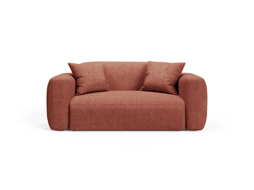Cosmopolitan Design Modulaire bank Strino 2-zits, structurele stof koraal - 98x180x78cm
