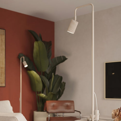 Sollux Lighting Vloerlamp KARBON 1 beige - 30x30x160cm