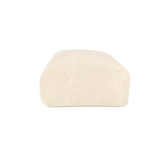 Sia Home - Zitzak MYRA - getextureerd fluweel crème 75cm