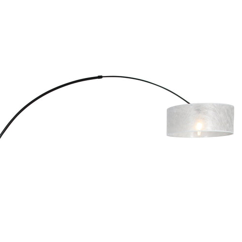 Steinhauer vloerlamp Sparkled - 1 lichts - 190x 230 cm - zwart zilver