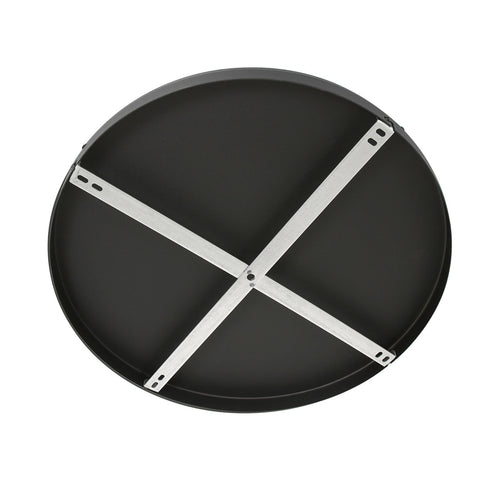 Ylumen plafondplaat rond -  50  x 2.5   cm - zwart