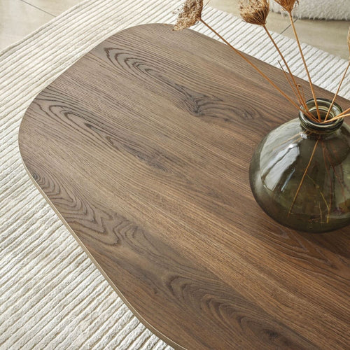 Calicosy - ROCK Salontafel met brede poten - Steen - 60x100x35 cm