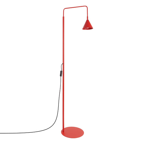 Sollux Lighting Vloerlamp NOX rood - 30x30x165cm