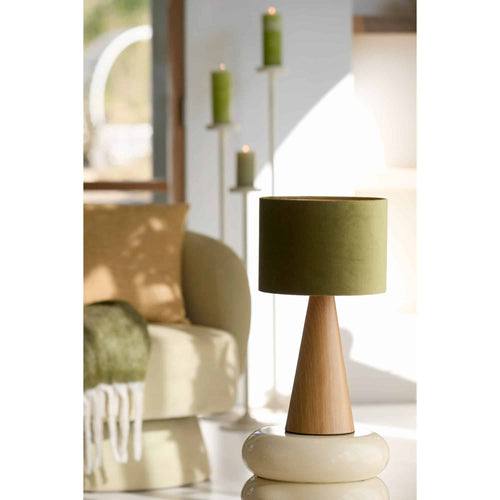 Light & Living lampvoet Dinan - bruin - Ø14cm