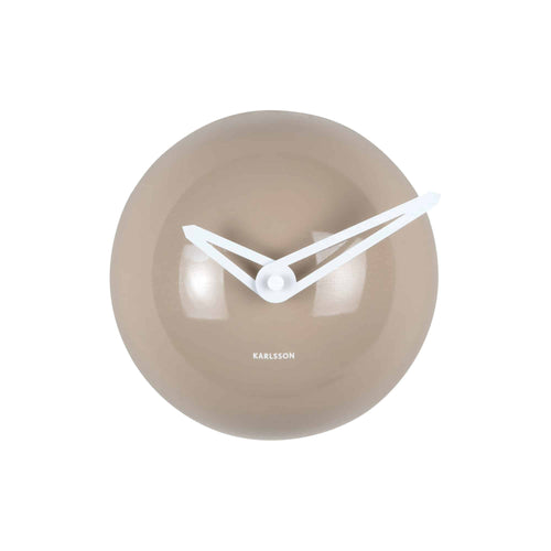 Karlsson wandklok Cool Retro Cap - grijs - Ø15cm