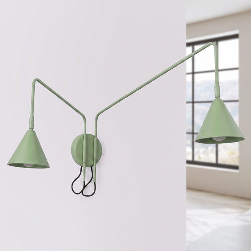 Sollux Lighting Wandlamp NOX 2 salie met schakelaar - 150x80x30cm