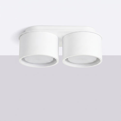 Sollux Lighting Plafondlamp MODO 2 wit Gx53 - 21x10x8cm