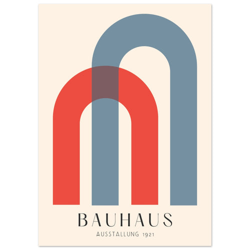 Artfulprints  Bauhaus - Ausstellung 1921   poster 50x70 cm - vtwonen shop